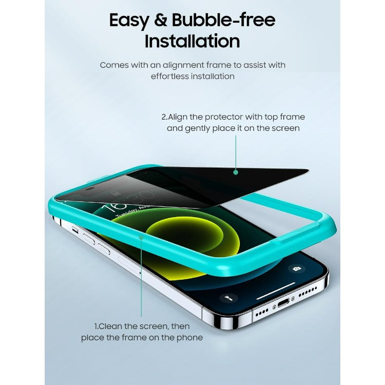 Zaščitno steklo "Benks Privacy" iPhone 13/13 Pro/14/16e