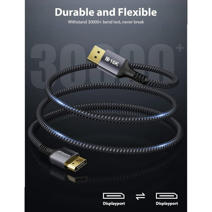 Kabel Stouchi 16K DisplayPort 2.1 DP2.1, 1m