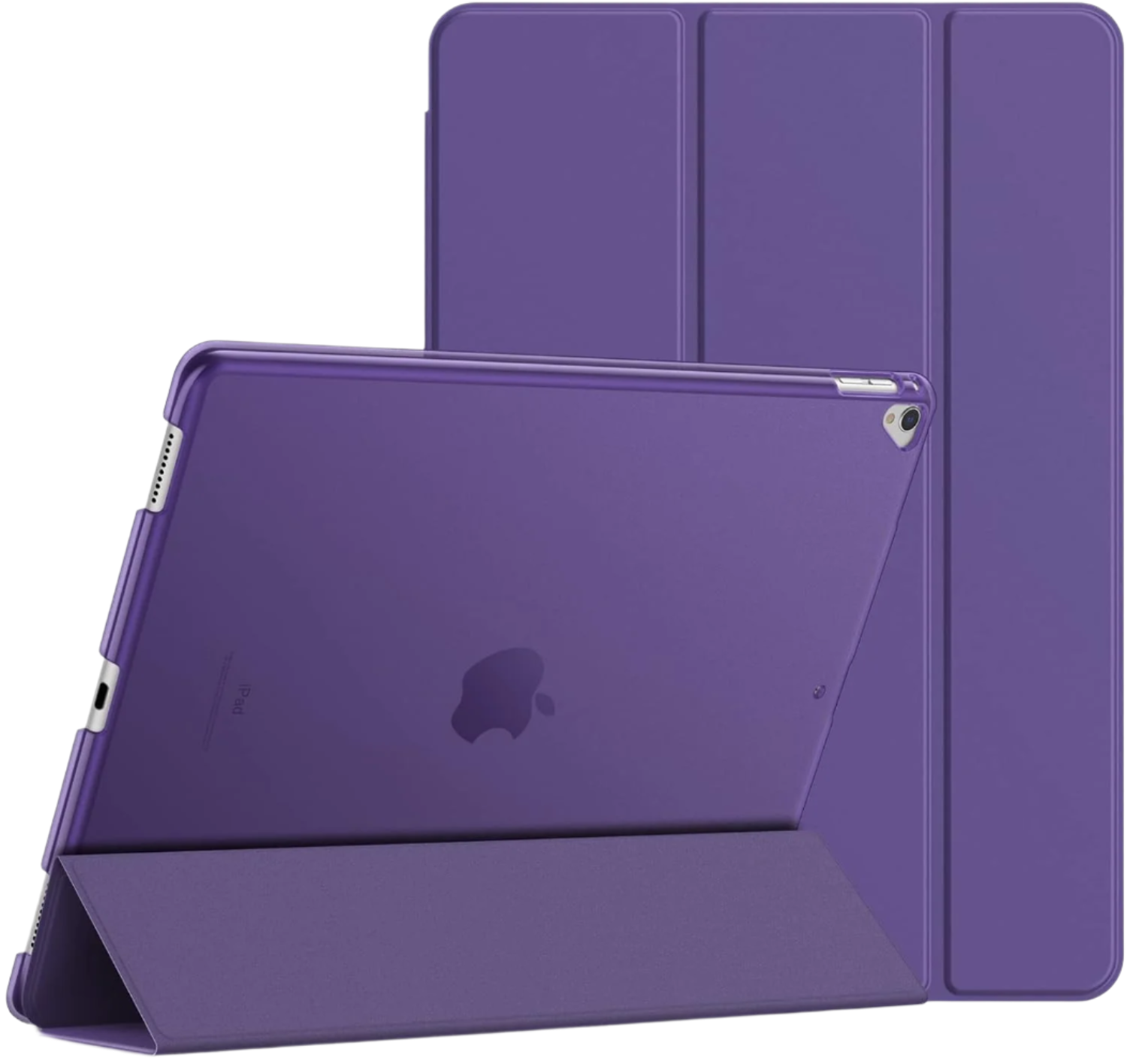 Ovitek JETech za iPad Pro 12,9" (model 2020/2018, 4./3. gen.) – Vijolična / PU usnje + mikrovlakna