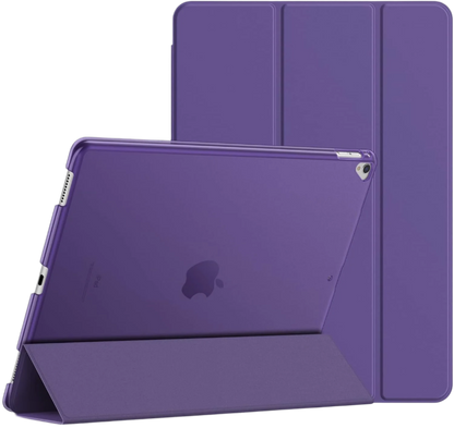 Ovitek JETech za iPad Pro 12,9" (model 2020/2018, 4./3. gen.) – Vijolična / PU usnje + mikrovlakna