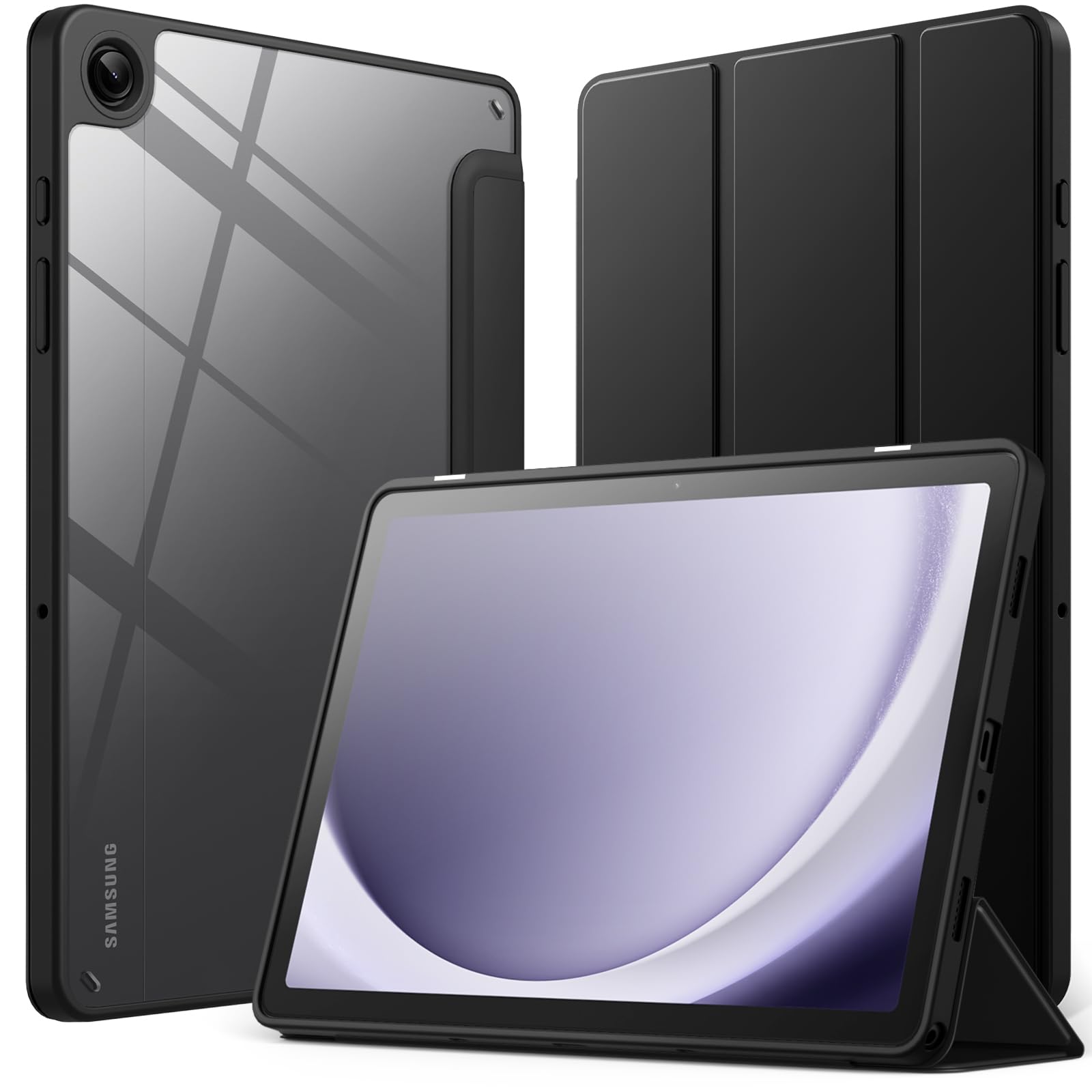 Ovitek JETech "translucent" za Samsung Galaxy Tab A9 Plus 11" 2023, èrna – Infostyle