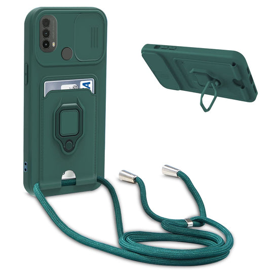 ovitek-bigcousin-z-vrvico-motorola-moto-e20-e30-e40-temno-zelena
