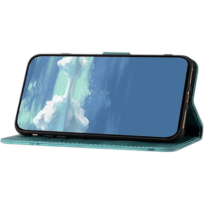 Preklopna torba "yiscase" za Motorola Moto E20/E30/E40, zelena