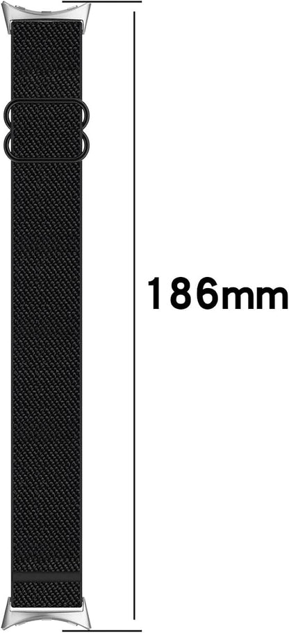 LOKEKE najlonski pašček za Google Pixel Watch 2 / Pixel Watch - Črna