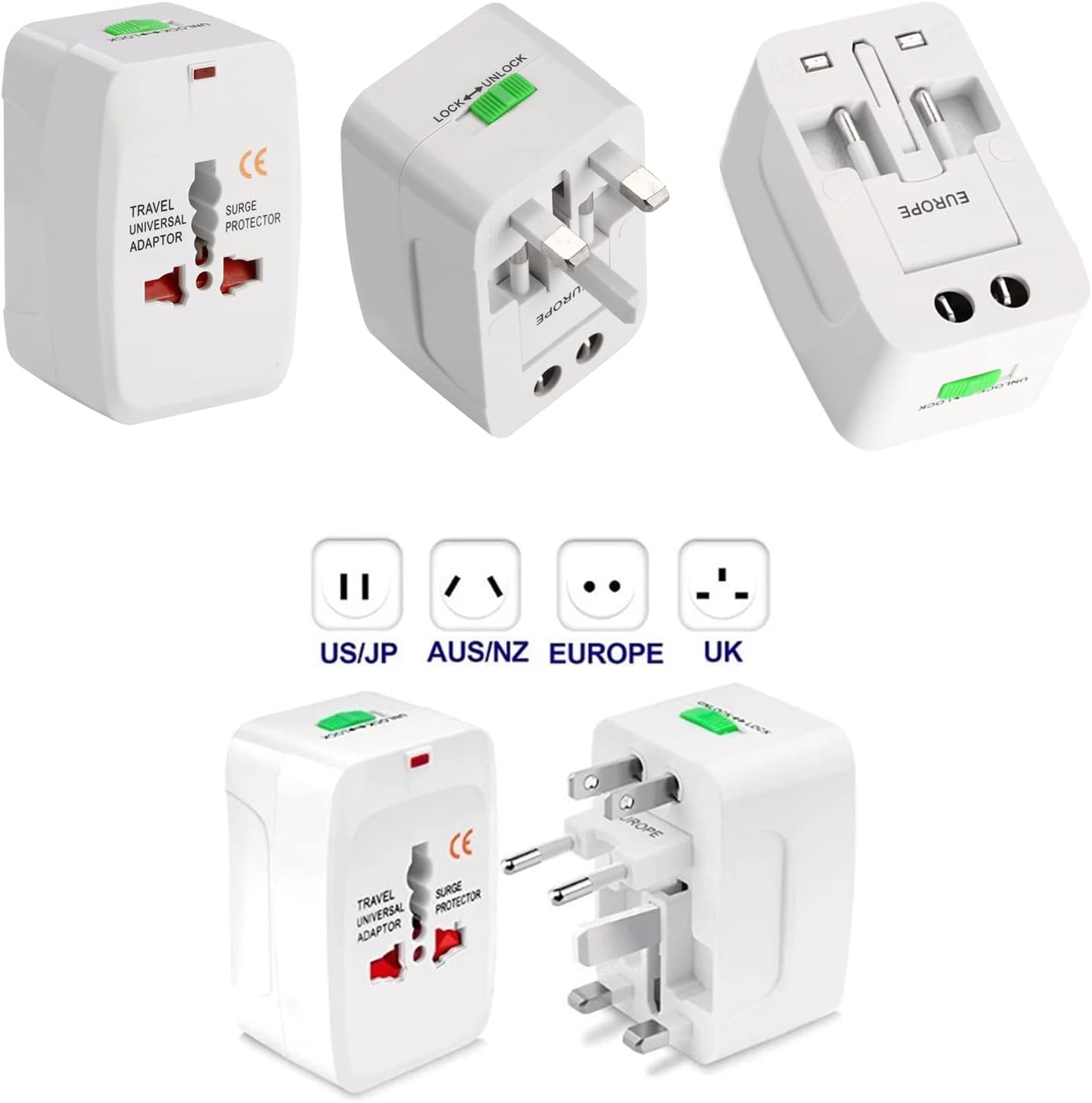 Univerzalni potovalni adapter (UK, EU, AU)