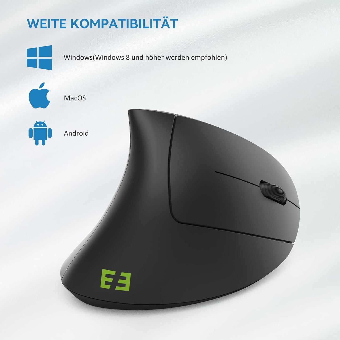 Računalniška ''Seenda'' brezžična 2.4G in dvojna Bluetooth 4.0 miška za do 3 naprave