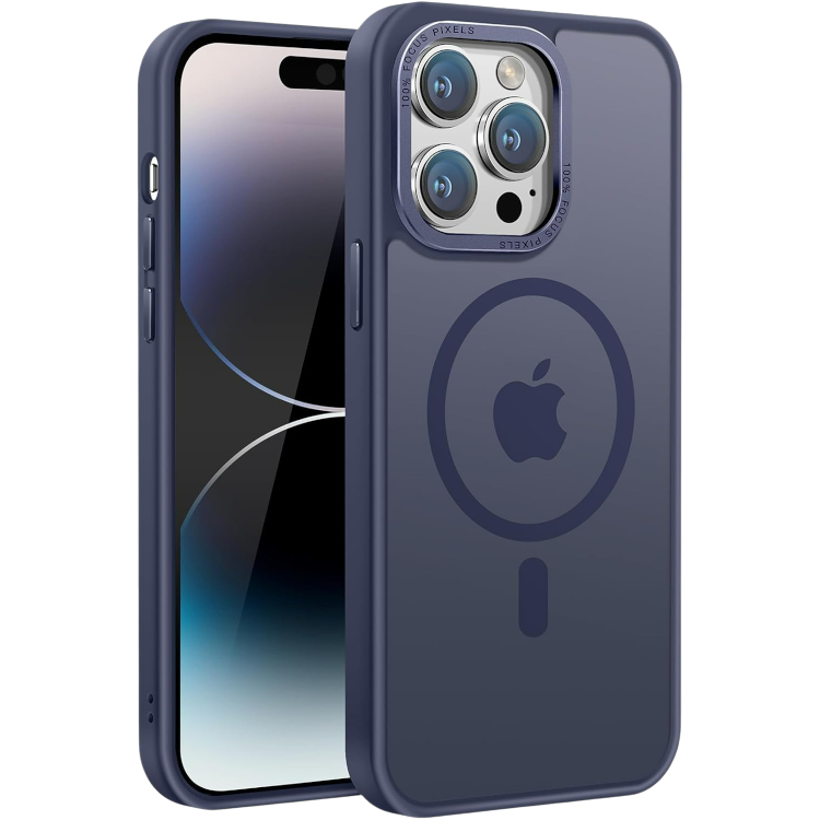 Ovitek za telefon "PuyaTeya MagSafe" iPhone 14 Pro Max – Infostyle – Modra