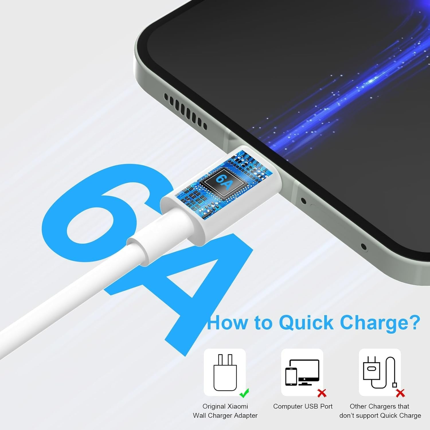 Kabel USB A v USB C kabel 120W, 3m – Infostyle