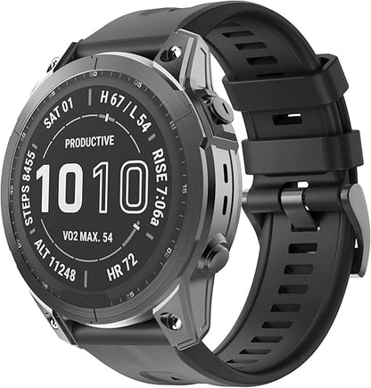 Silikonski pašček ''ANBEST'' za Garmin Fenix 7/Fenix 6/Fenix 5, 22 mm – Infostyle