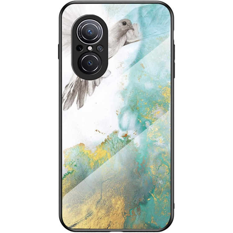 Ovitek "Marble Bird"za Huawei nova 9 SE – Infostyle – Rumena