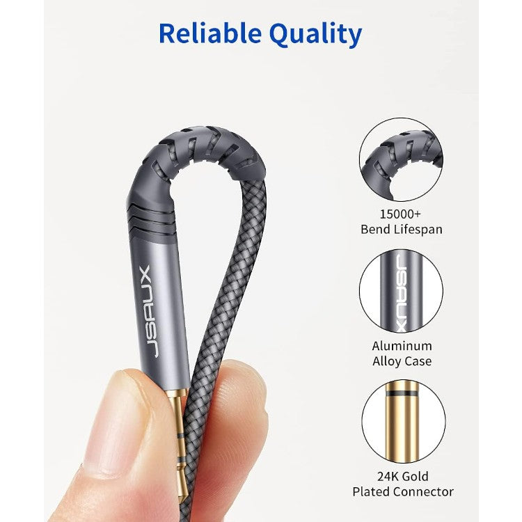 3.5 mm Jack v 6.35 mm Jack kabel, 3 m – JSAUX