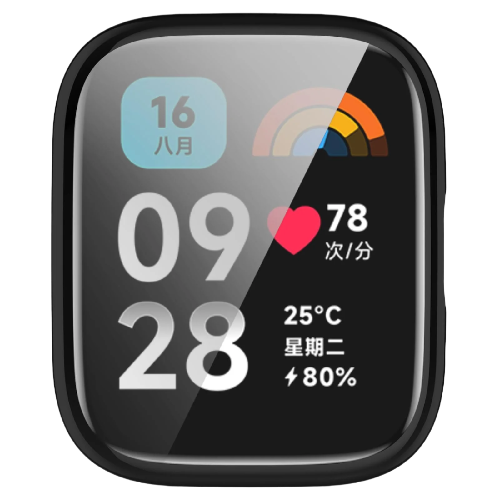 Ovitek 360 za pametno uro "LOKEKE" Redmi Watch 3 – Infostyle – Črna