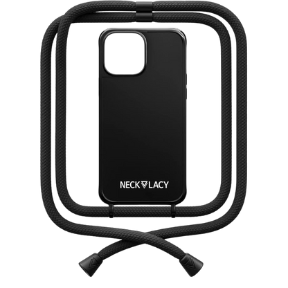 Ovitek z vrvico "NECKLACY premium chain" + zaščita za kamero za iPhone 14 Pro
