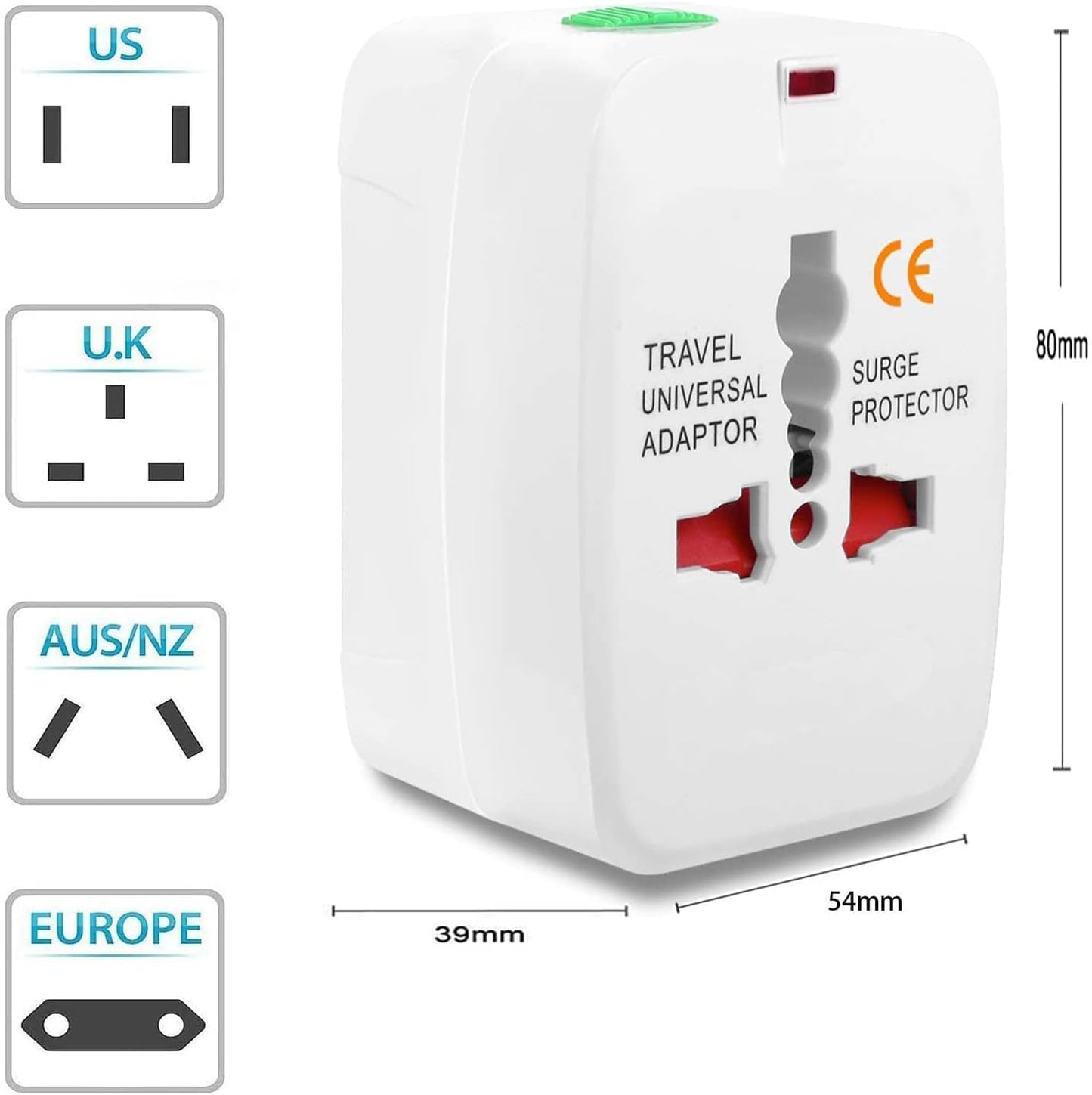 Univerzalni potovalni adapter (UK, EU, AU)