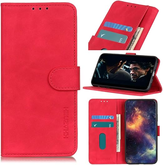 Abeel preklopna torbica za OnePlus Nord CE4 Lite – rdeča