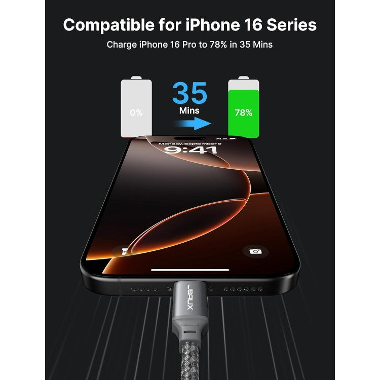 Kabel USB C v USB C 2m, 100W – JSAUX