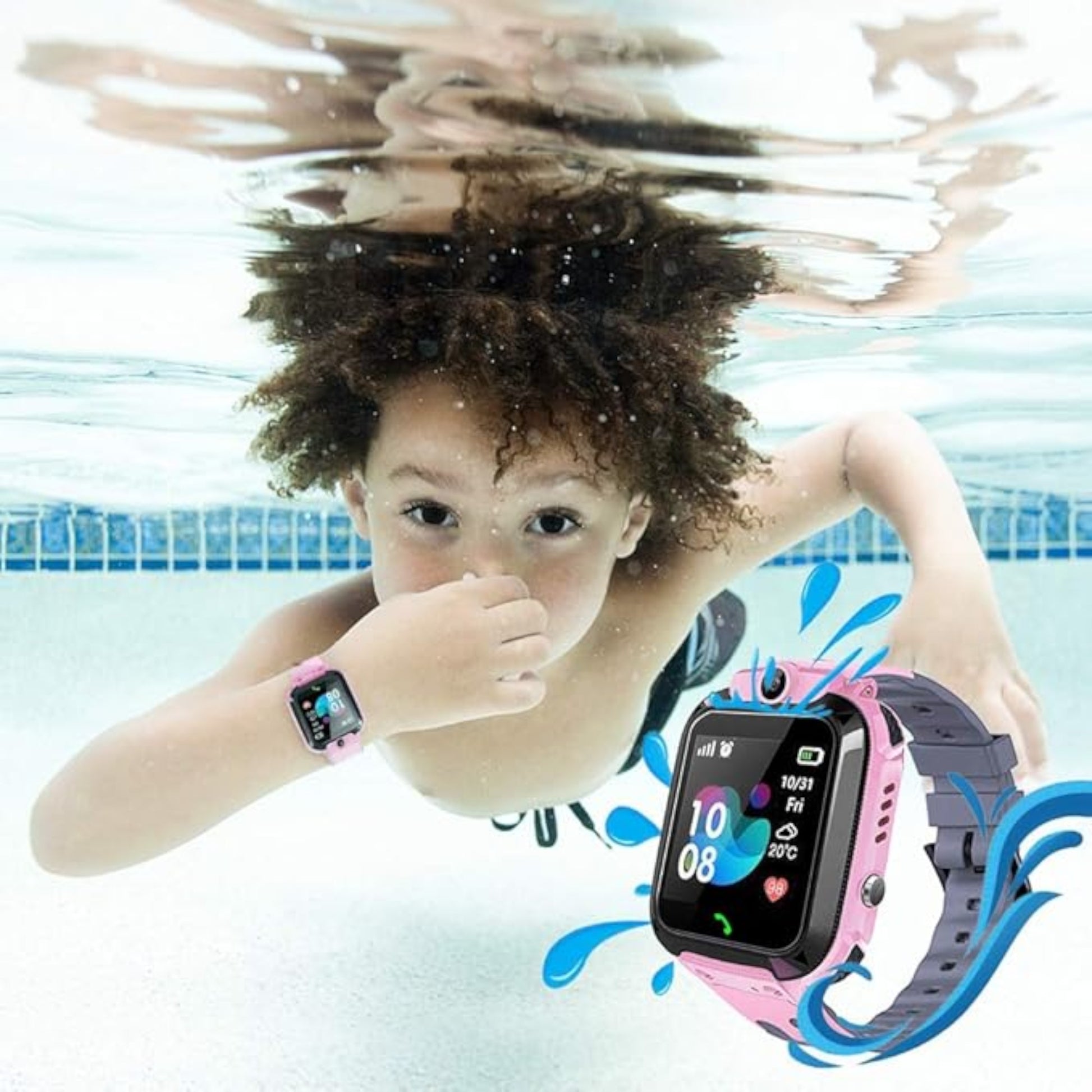 Otroška pametna ura "Ruopoem" – Infostyle – Modra