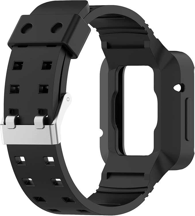 Silikonska zaštita s remenom za Xiaomi Watch Lite 2 – crna