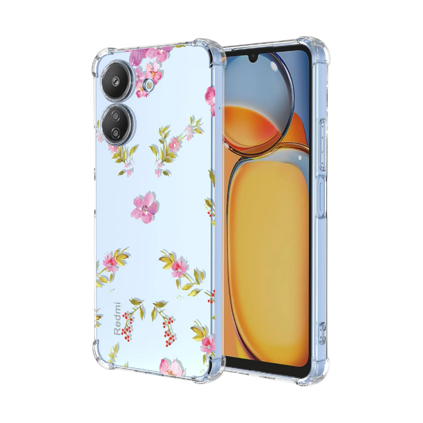 Ovitek za telefon "Rožice" Xiaomi Poco C65/Redmi 13C – Infostyle