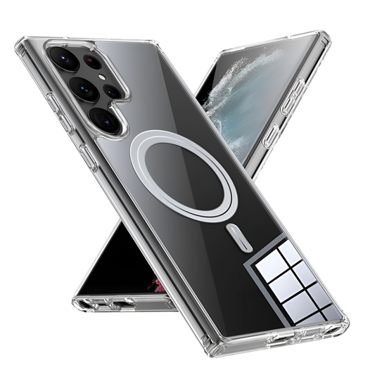 Ovitek za telefon "Magnetic" Samsung Galaxy S23 Ultra – Infostyle – Prozorna