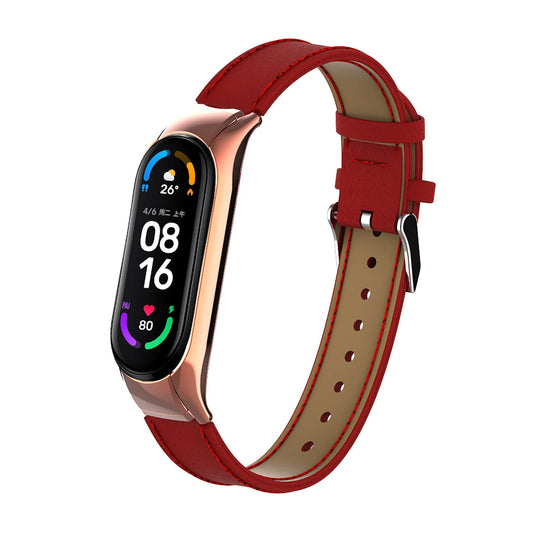 usnjeni-pasek-xiaomi-mi-band-6-5-4-3-rdeca