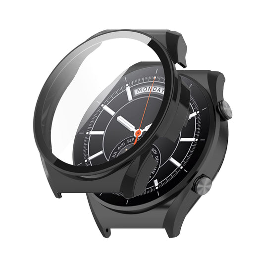 Protective case for Xiaomi Watch S1 + 9H glass – 360° (black)
