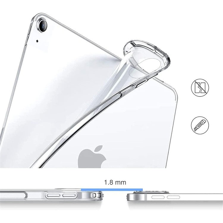 Ovitek za iPad Air 11" M2 (2024), iPad Air 5/4 (10,9 ", Modell 2022/2020), prozoren – JETech