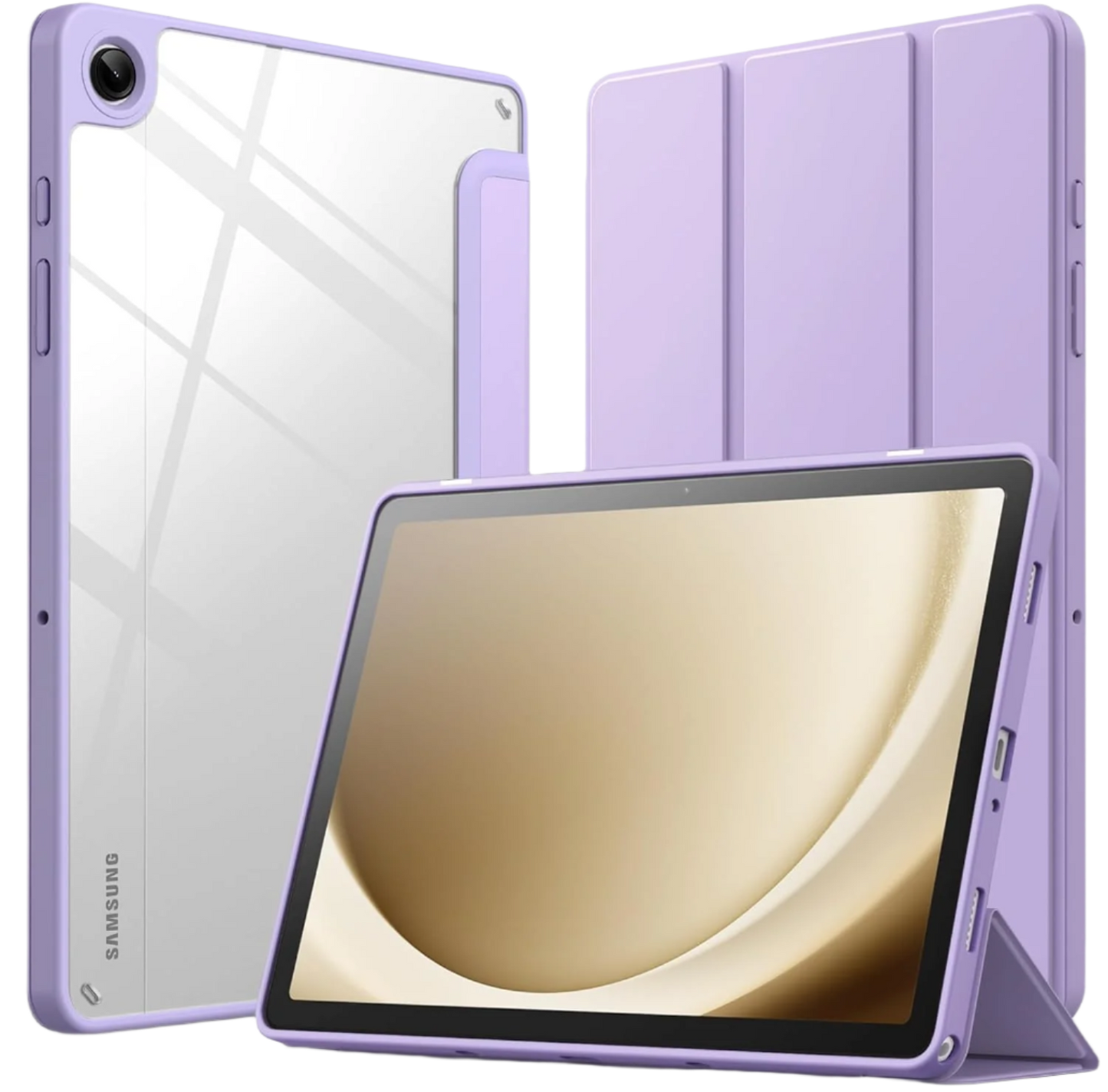 Ovitek za tablico "translucent" za Samsung Galaxy Tab A9 Plus 11" 2023 – JETech – Vijolična