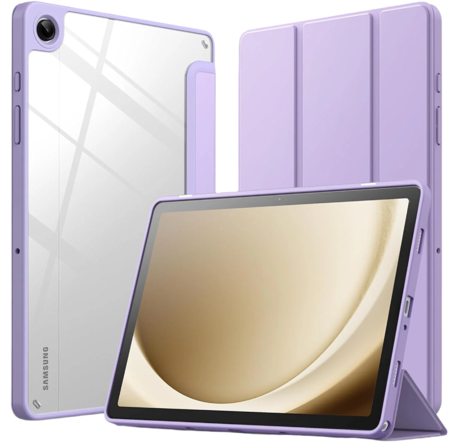 Ovitek za tablico "translucent" za Samsung Galaxy Tab A9 Plus 11" 2023 – JETech – Vijolična