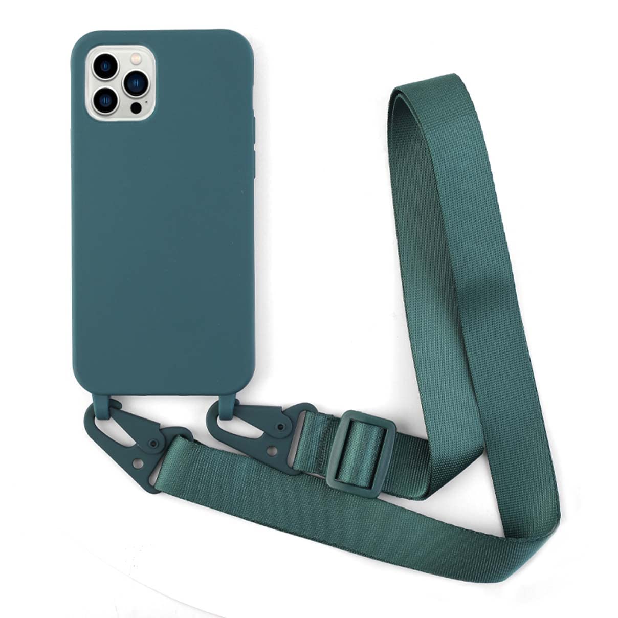 ovitek-bigcousin-s-trakom-iphone-11-pro-temno-zelena