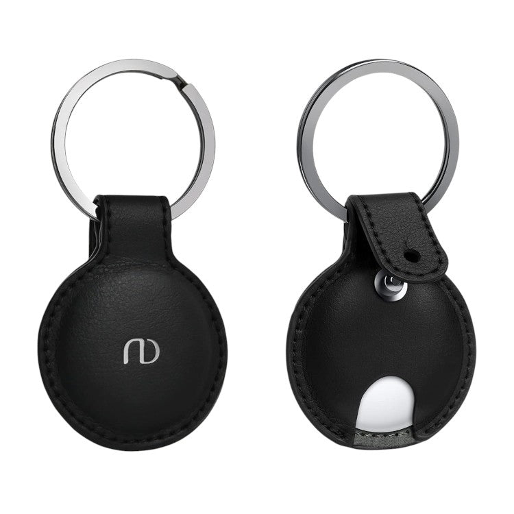 Nereides PU usnjen ovitek za Airtag, črna