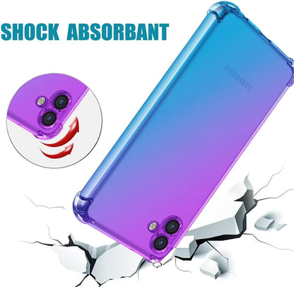 Silikonski ovitek "Colorit" za Samsung A05 vijolièna/modra – Infostyle