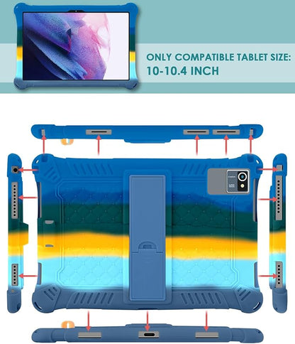 KATUMO Silicone Universal Case 10-10.1", Blue-Orange
