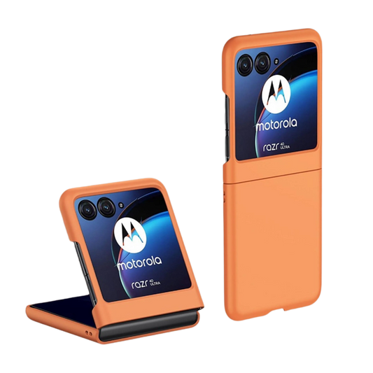 Ovitek za telefon "GIOPUEY" Motorola Razr 40 Ultra – Infostyle – Oranžna