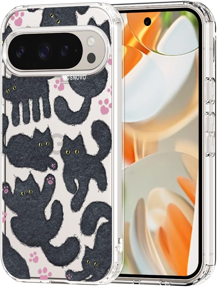 Ovitek MOSNOVO za Google Pixel 9 Pro XL - Black Cat