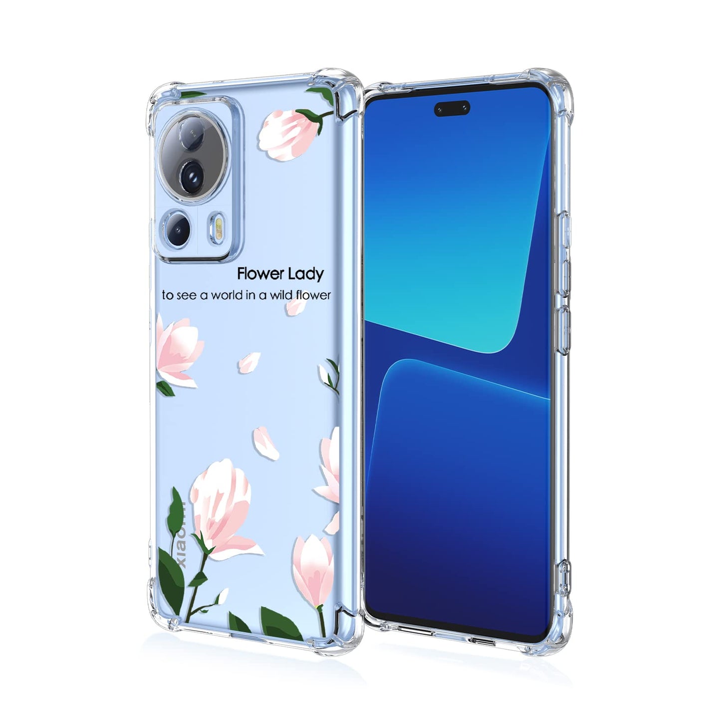 Silikonska maskica Flower Lady za Xiaomi 13 Lite