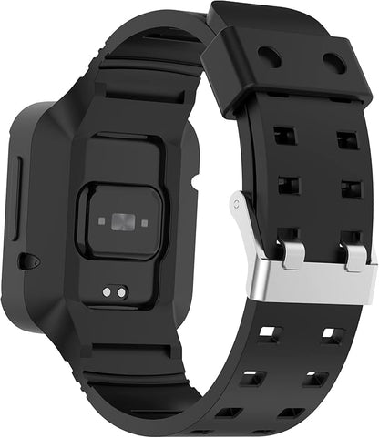 Silikonska zaštita s remenom za Xiaomi Watch Lite 2 – crna
