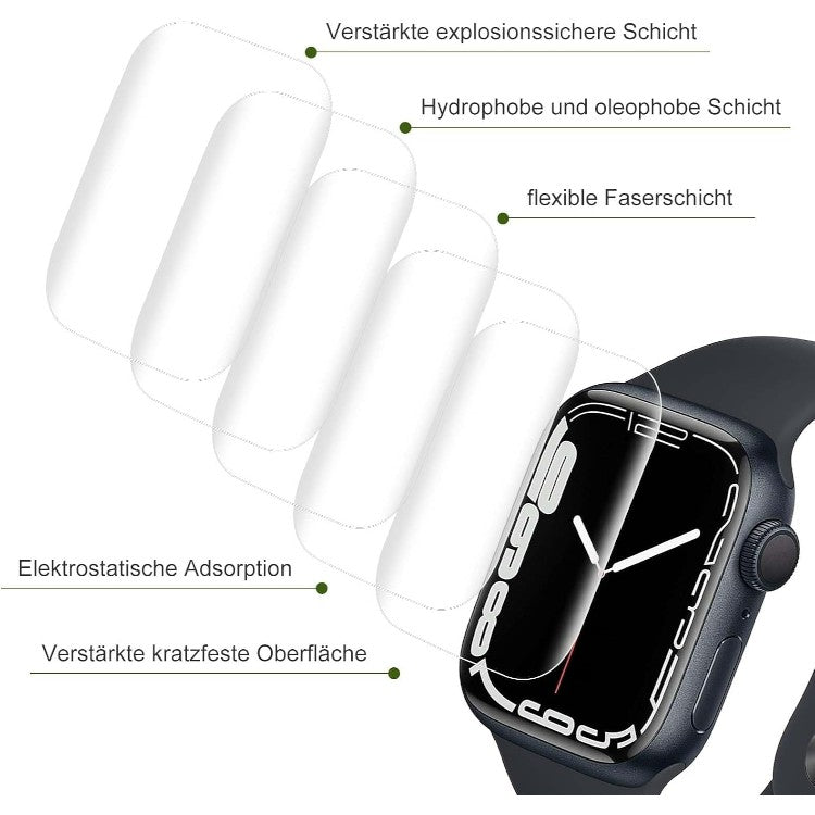 Zaščita zaslona za Apple Watch Series 7/8/9 41 mm (4kos) – Infostyle