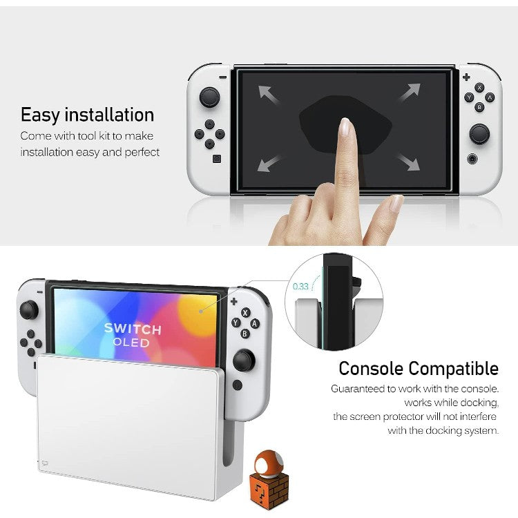 Zaščita zaslona za Nintendo Switch OLED model 2021 in 2023