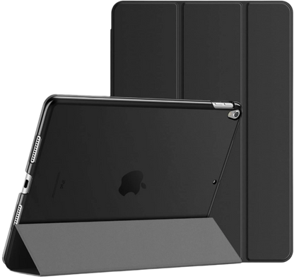 Preklopna torbica "JETech" za tablični računalnik Apple iPad Air 3 (2019) / Pro 10.5" (2017) – Črna / PC + mikrovlakna