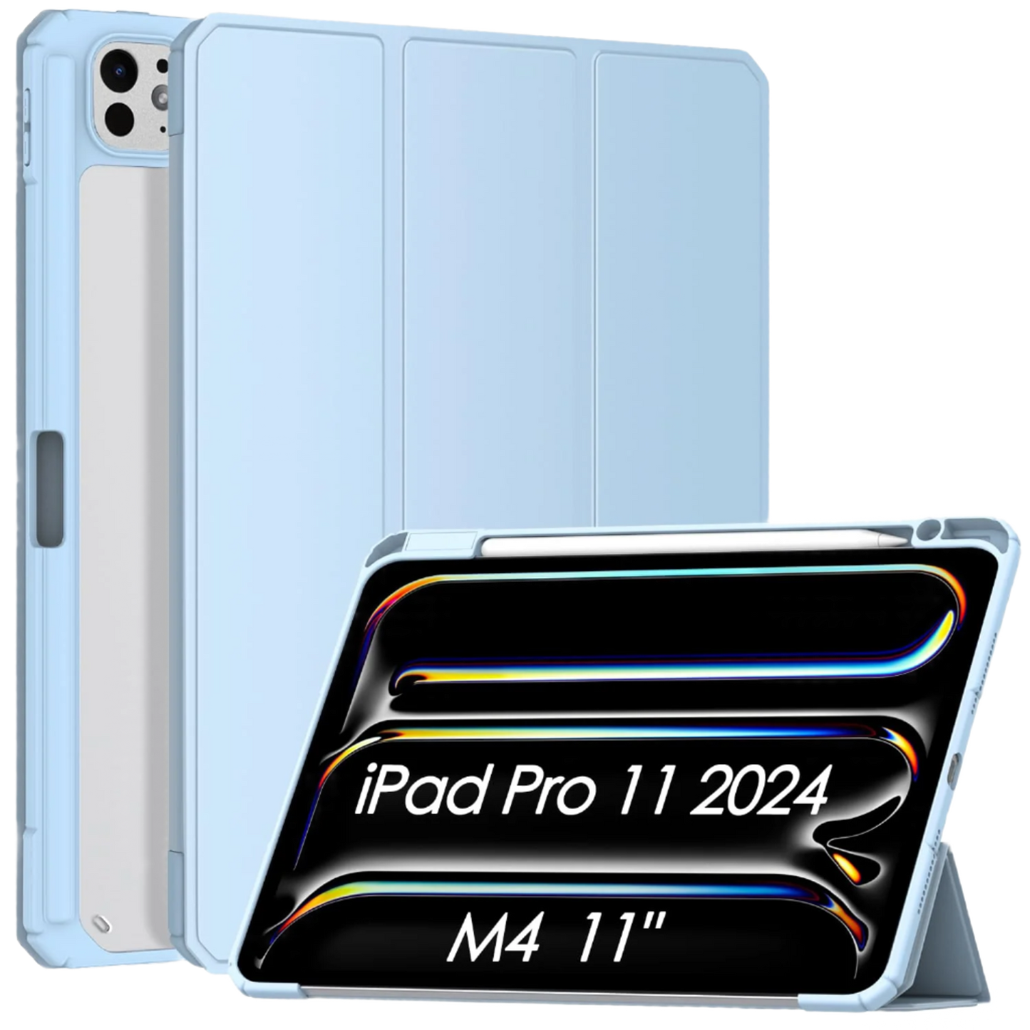 Ovitek za tablični računalnik iPad Pro 11" M4 2024 z držalom pen – Infostyle – Modra