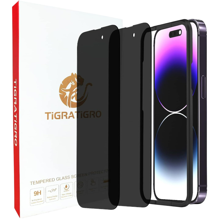 Zaščitno steklo "Tigratigro Anti-Spy" iPhone 14 Pro