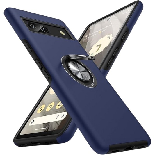 Ovitek "ring stojalo" za Google Pixel 7a – AOUIA – Temno modra
