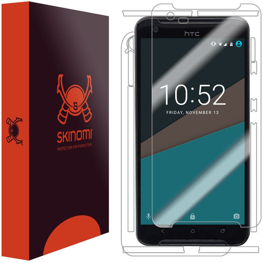 Skinomi TechSkin zaščitna folija za HTC One X9 – spredaj in zadaj, samoozdravljiva HD TPU folija