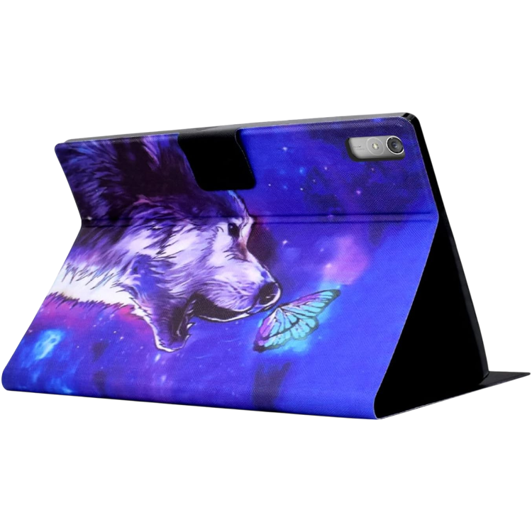 Preklopna torbica "Butterfly and Wolf" za tablični računalnik Lenovo TAB P11/P11 Plus – Esstore