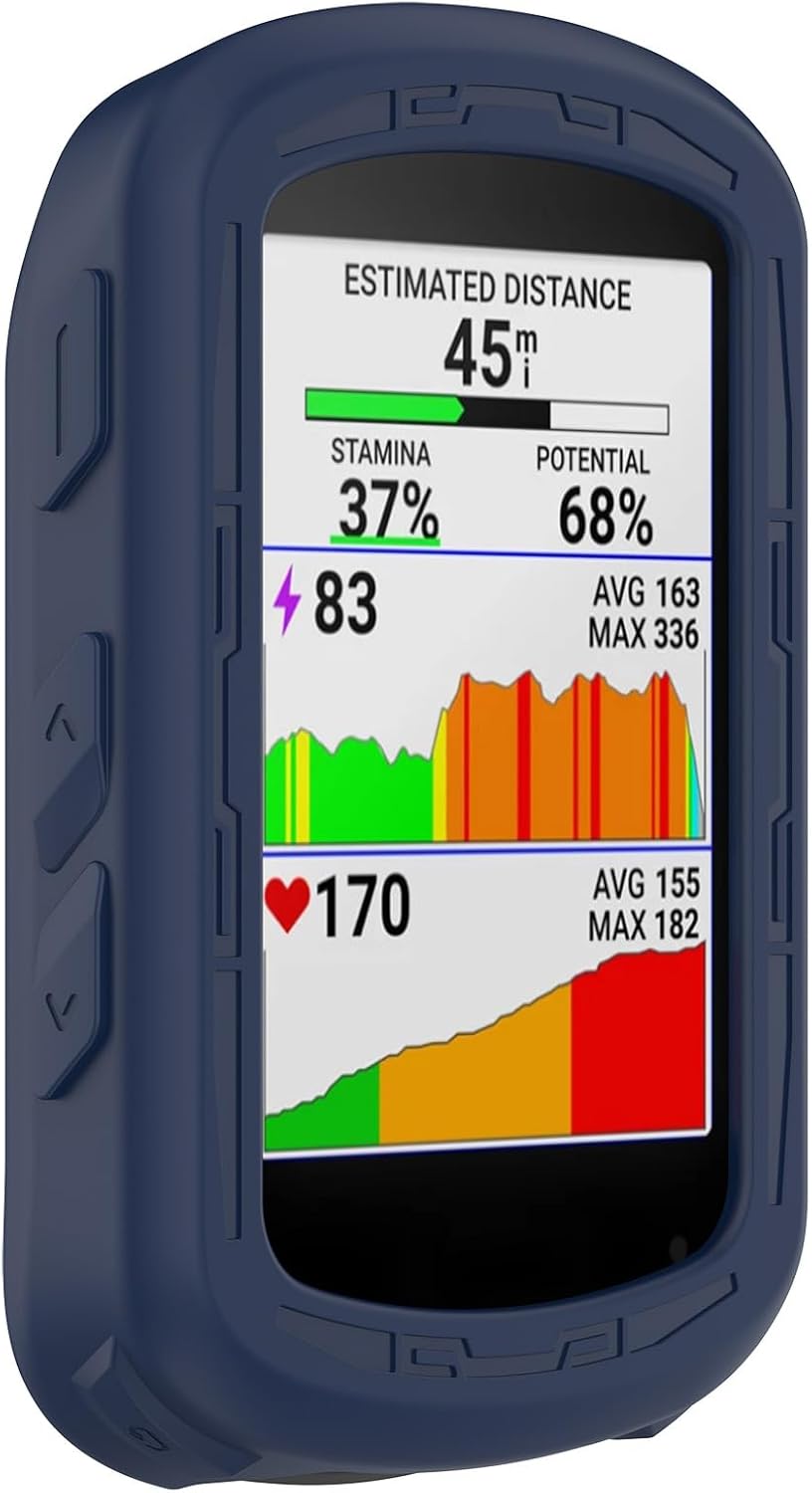 Zaščitni ovitek za Garmin Edge 840 / 540 moder | TPU zaščita za kolesarski računalnik
