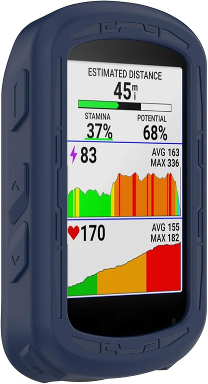 Zaščitni ovitek za Garmin Edge 840 / 540 moder | TPU zaščita za kolesarski računalnik