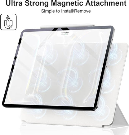ZtotopCases ovitek za iPad Pro 13 (2024) – magnetni, ultra tanek, stojalo, auto sleep/wake, be