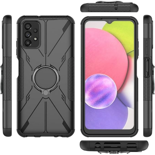 Ovitek "ring" za Samsung Galaxy A53 5G, črna – SHIEID