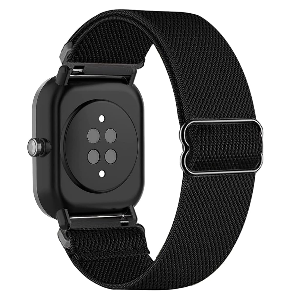 Najlonska narukvica za Fitbit Versa Lite SE / Versa 2 – crna